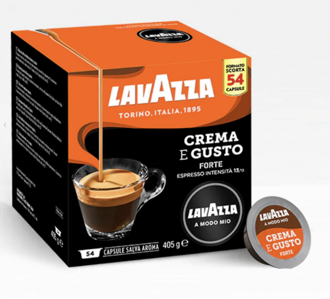 108 Capsules De Café Lavazza Crema E Gusto Forte Original Supercafes